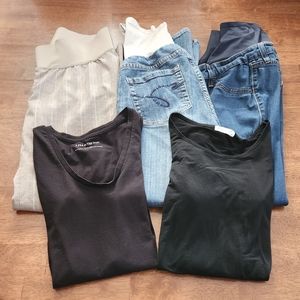 Maternity Pants Jeans & Tops Bundle